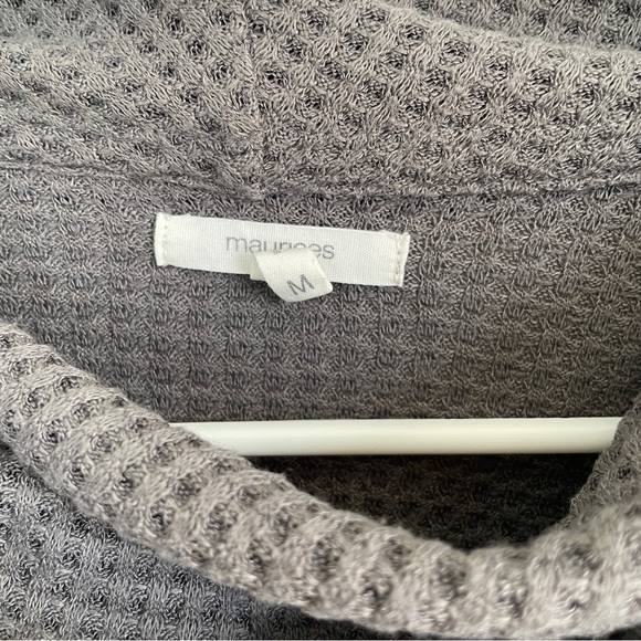 Maurices Gray Cowl Neck Sweater - Picture 2 of 6